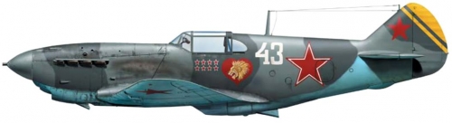 039   R.   Советский истребитель  ЛаГГ-3 (66 серии)