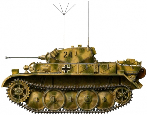 35108      MH.    Немецкий разведывательный танк SDKFZ 123 
