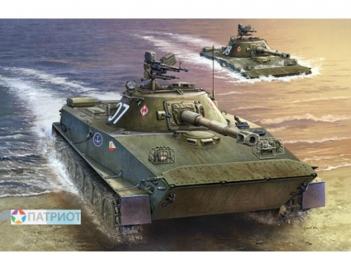 00382    Тр.   Советский плавающий танк PT-76B