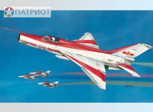 02217  Тр.  Китайский истребитель  Chinese F-7EB (версия советского  МИГ - 21)