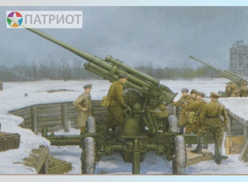 02341  Тр.   Советская 85-мм зенитная пушка 52-К М1939 ранней версии