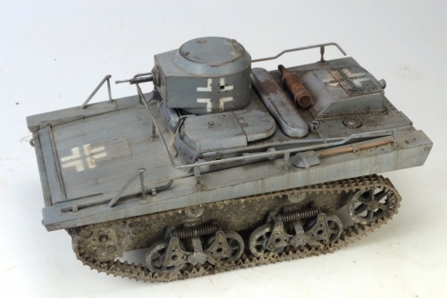3578     Ма.    Немецкая модификация танка Pz.Kpfw Т-37 731(R) Ижорского завода.