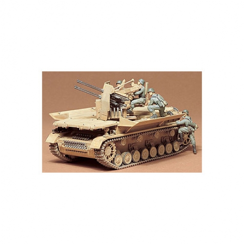 35101   T.   Немецкое самоходное зенитное орудие Flakpanzer IV Mobelwagen с 4-мя фигурами