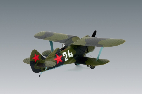 72074    IC.   Советский истребитель-биплан И-153 "Чайка" времен ІІ МВ