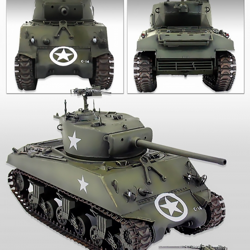 13500    Ac.   Американский  Tанк Шерман  M4A3 (76)W Арденнская операция.