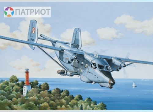 14446  В.  Польский противолодочный самолет M-28V Bryza-1p bis (вариант советского  АН-28)