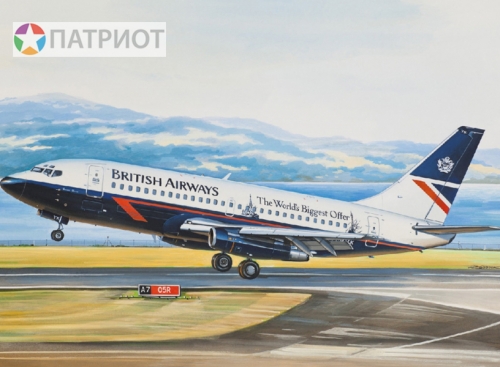 14469  В.    Американский самолёт Б-732 British Airways