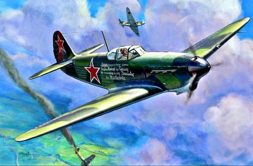4817    З.     Советский истребитель "Як-1Б"