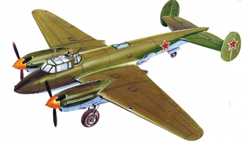 207288   М.   Советский пикирующий бомбардировщик ПЕ-2