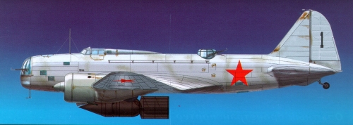 7228   МS.  Советский самолет ДБ-3
