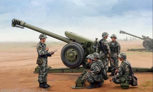 02330  Тр.   Китайская 122-мм гаубица PLA PL96 (версия советской 122 мм гаубицы Д-30)