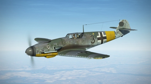 FL13     F.    Немецкий самолет  Bf109 G-4/R-6 