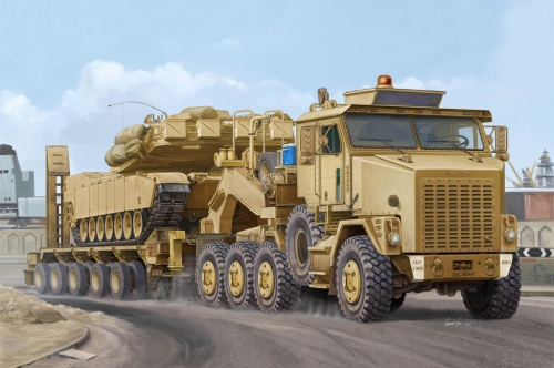 85502    HB.   Американский седельный тягач M1070 и полуприцеп M1000.