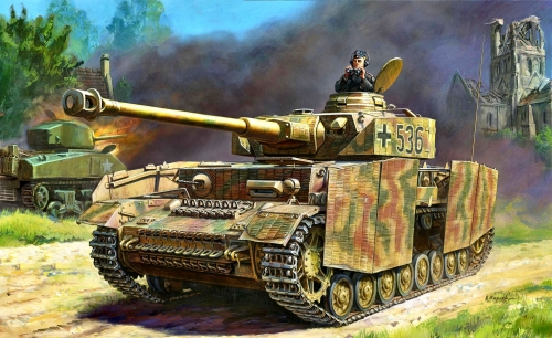 3620   З.   Немецкий средний танк " T-IV (H) " (с циммеритом)