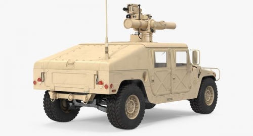 13250    Ак.   Американский автомобиль  M966 Hummer TOW  и 3 фигуры