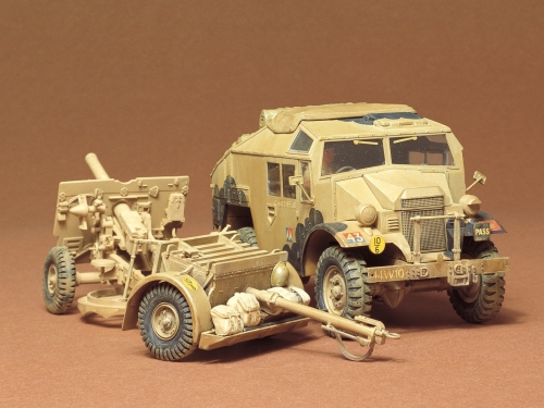 35044   Т.  Английский 25 Pdr. Gun and Quad Tractor и 1 фигура