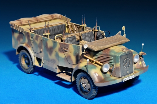 35139  MI.   Немецкий автомобиль Kfz.70 MB L1500A 4x4 с экипажем" (6 фигур)