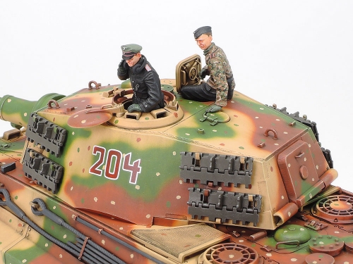 35252    T.    Немецкий тяжёлый танк King Tiger "Ardennes Front", мотоцикл и 3 фигуры.