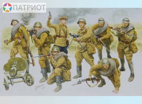 3526  З.   Пехота Красной армии (8 шт)