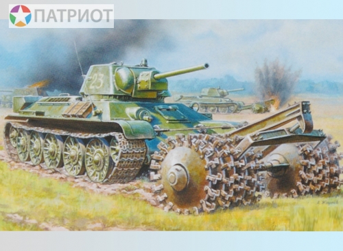 3580  З.   Советский средний танк 