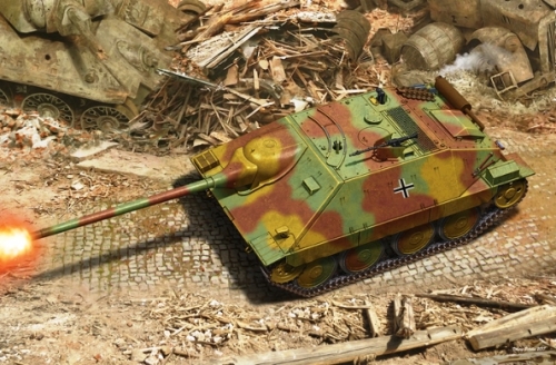 35A021     AH.    Немецкое самоходное орудие Jagdpanzer 38(D)