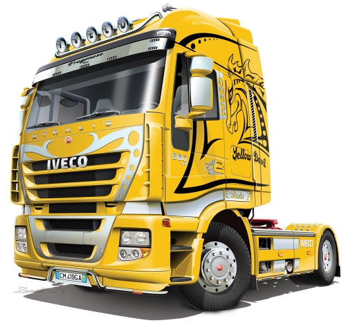 3898   I.   Итальянский седельный тягач IVECO STRALIS 