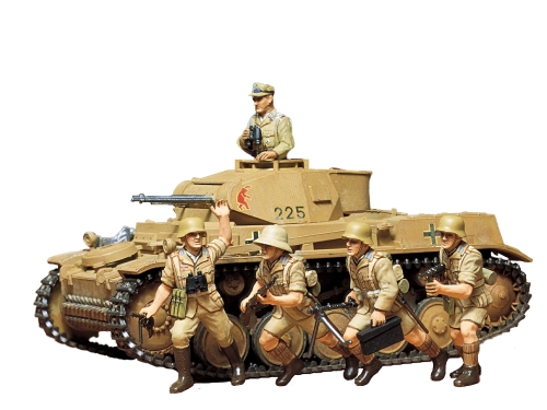 35009    Т.    Немецкий танк Pzkpw II Ausf F/G с пятью фигурами