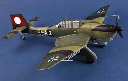 02420  Тр.  Немецкий пикирующий бомбардировщик  Luftwaffe Ju 87D-3 Stuka