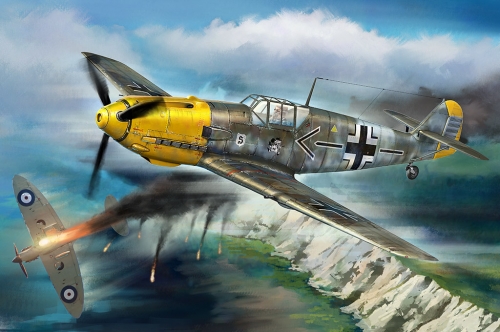 81809      HB.     Немецкий истребитель Messerschmitt  Bf 109 E, сентябрь 1940 г.