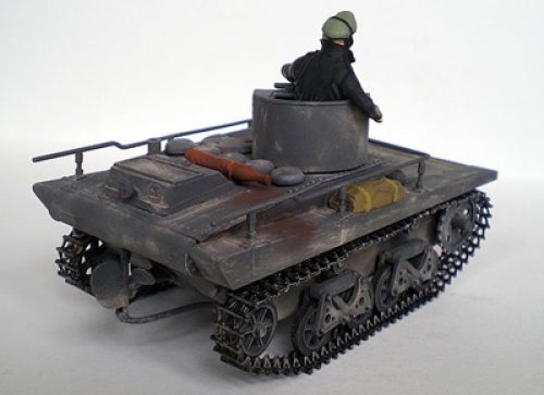 3578     Ма.    Немецкая модификация танка Pz.Kpfw Т-37 731(R) Ижорского завода.