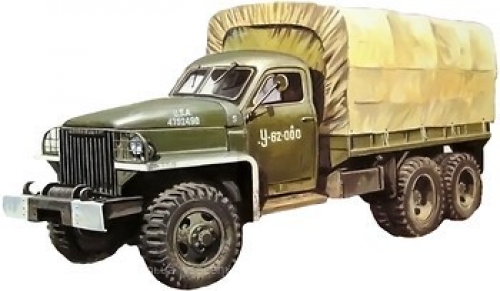 35514   IC.   Американский автомобиль Студебекер US6 U4 с тентом и лебедкой