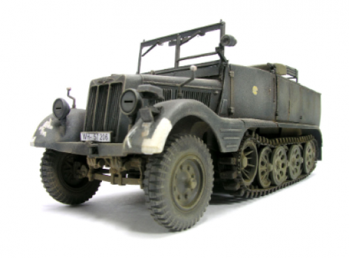 35040     AF.    Немецкий полугусеничный тягач SDKFZ11 3 ton.