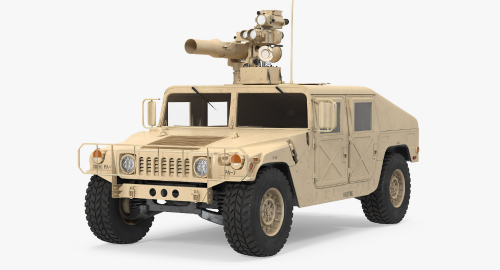 13250    Ак.   Американский автомобиль  M966 Hummer TOW  и 3 фигуры
