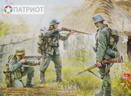 6105  З.   Немецкая пехота 1939-42 г. (10 шт)