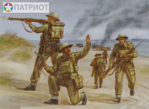6166  З.   Британская пехота 1939-45 г. (5 шт)