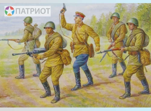 6179  З.  Советская кадровая пехота 1941-43 г. (5 шт)