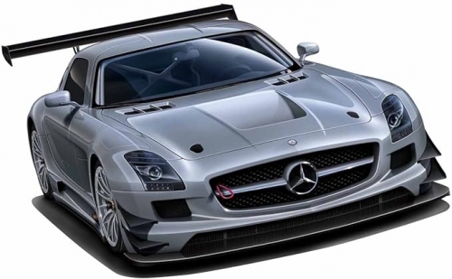 12569      Fu.    Немецкий легковой автомобиль Mercedes Benz SLS AMG GT3.