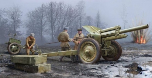 02343  Тр.  Советская 122-мм гаубица 1938 года выпуска М-30 ранней модификации