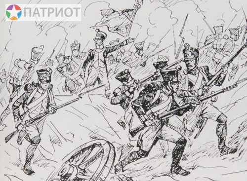 6802  З.  Французская линейная пехота 1812 - 1815 г.(6 окрашенных фигур)