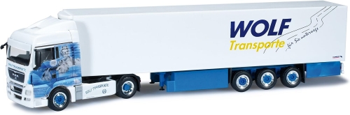 3921   И.   Немецкий грузовик "MAN" TGX XXL "WOLF TRANSPORTE"