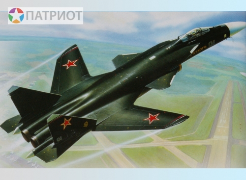 7215   З.   Российский сверхманевренный истребитель пятого поколения Су-47