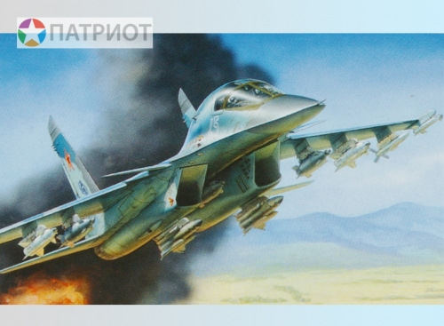 7250  З.   Российский фронтовой бомбардировщик Су-32ФН