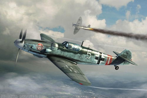 02408  Тр.  Немецкий истребитель  Messerschmitt Bf109G-6 Late Version