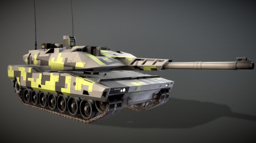 35A047     AH.    Немецкий основной боевой танк KF-51 Panther.