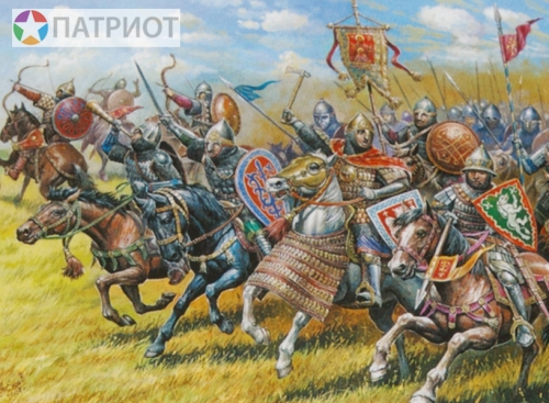 8039  З.   Русская конная дружина  VIII-XIV в.в. (всадники 18 шт)