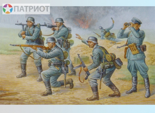 8078   З.   Немецкая пехота 1942 - 1944 г. (35 шт)