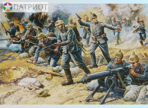 8083  З.  Немецкая пехота первой мировой войны (41 шт)