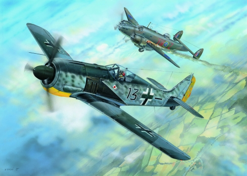 81802;81803      HB.     Немецкий истребитель Focke Wulf  FW 190 A-5; А-8.