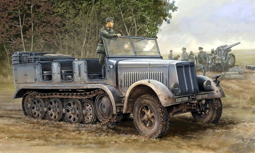 01514     Тр.    Немецкий 8-тонный транспортер Sd.Kfz.7.(ранний).