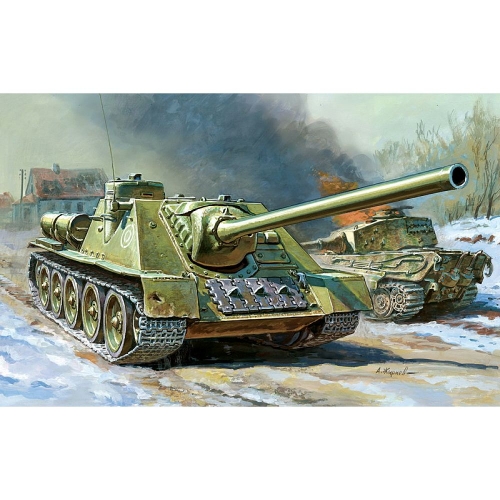 3531  З.   Советский истребитель танков " СУ-100 "